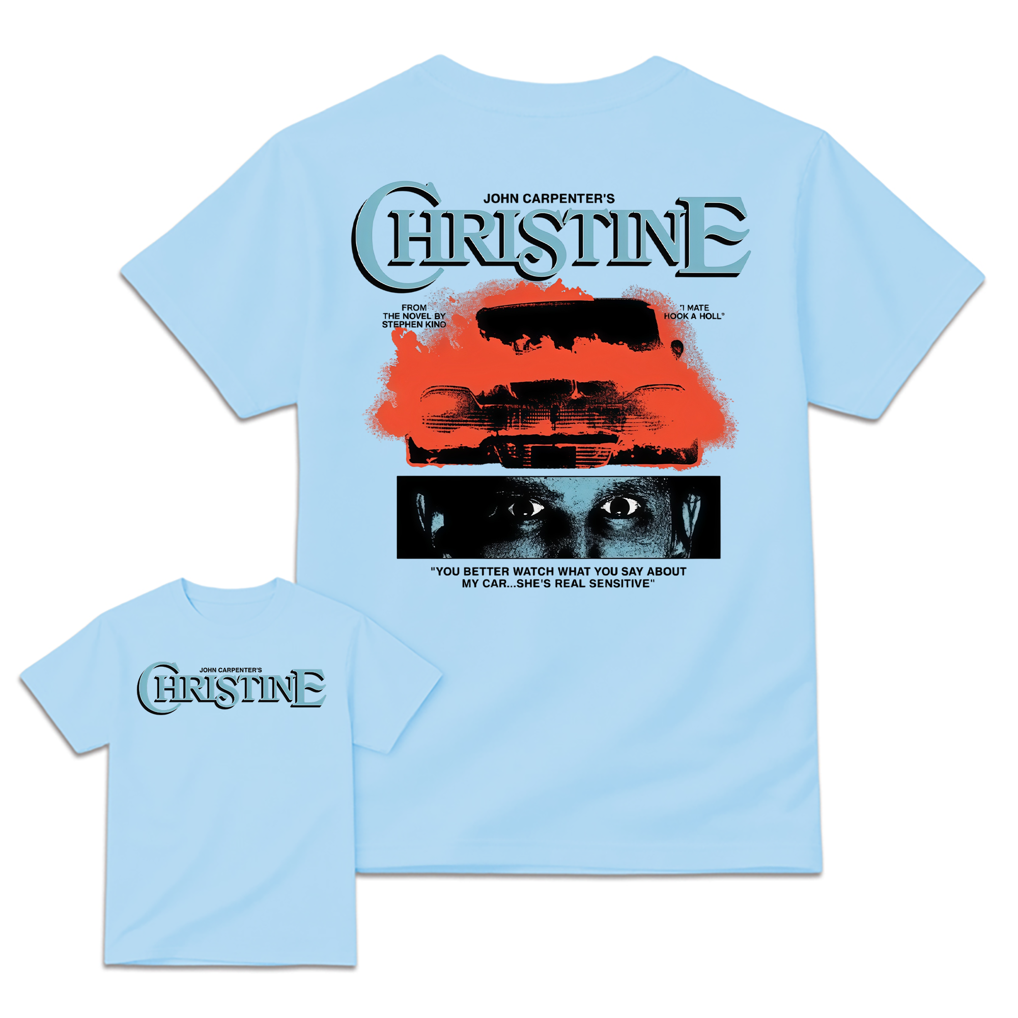 Christ1ne Inspired Retro Car Horror Movie Graphic T-Shirt
