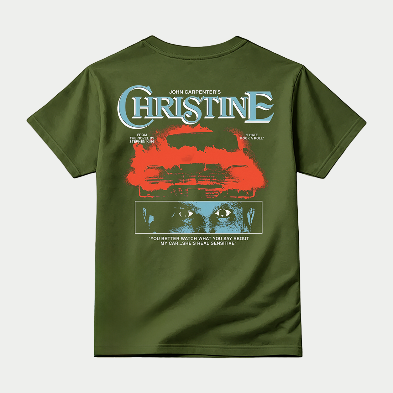 Christ1ne Inspired Retro Car Horror Movie T-Shirt