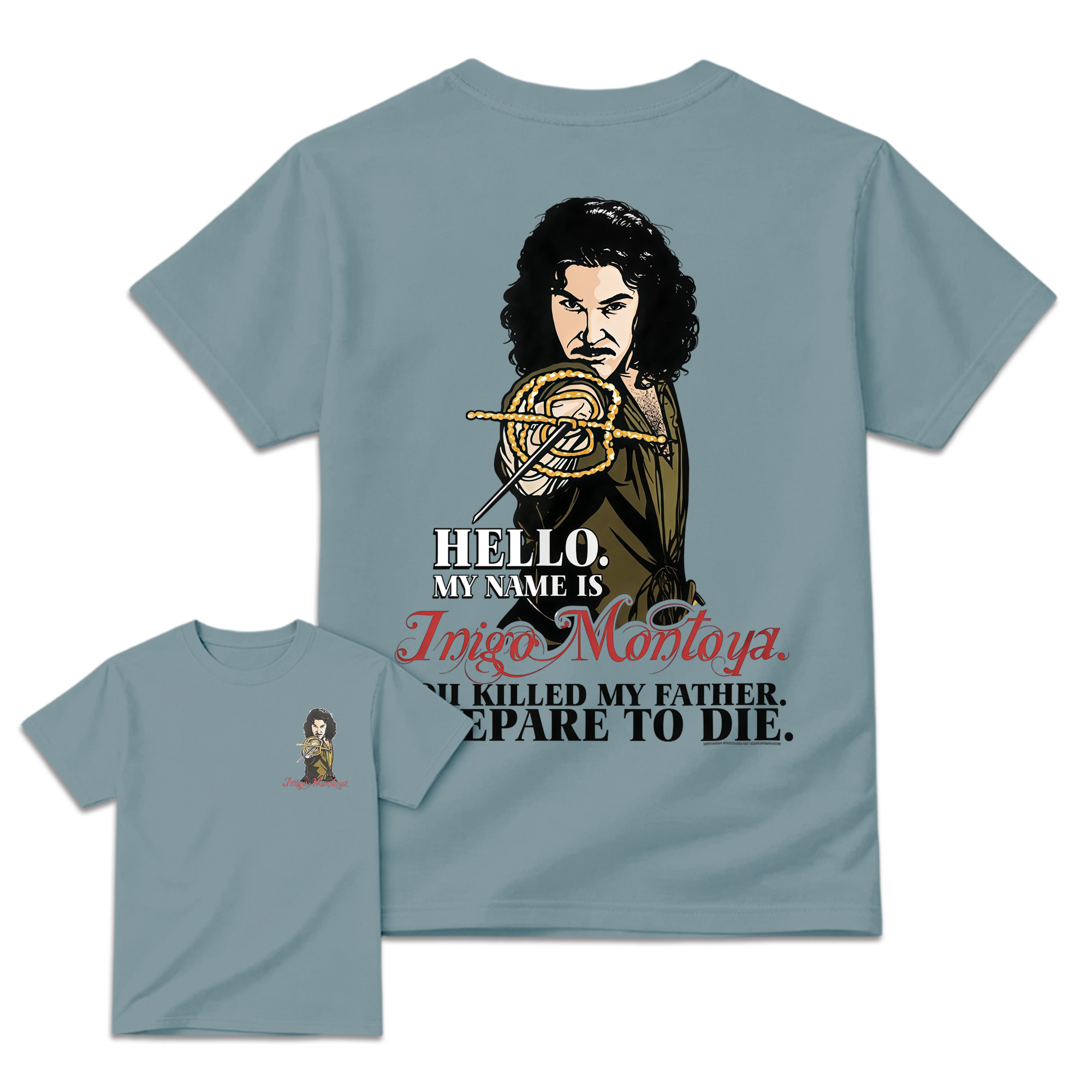Prepare to Die Graphic Cotton Tee Vintage Fencer Movie Quote T-Shirt