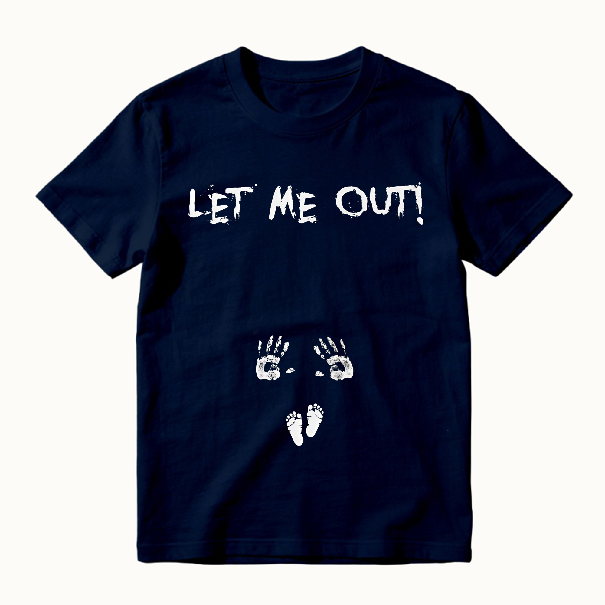 Let Me Out Funny Pregnancy Announcement Halloween T-Shirt