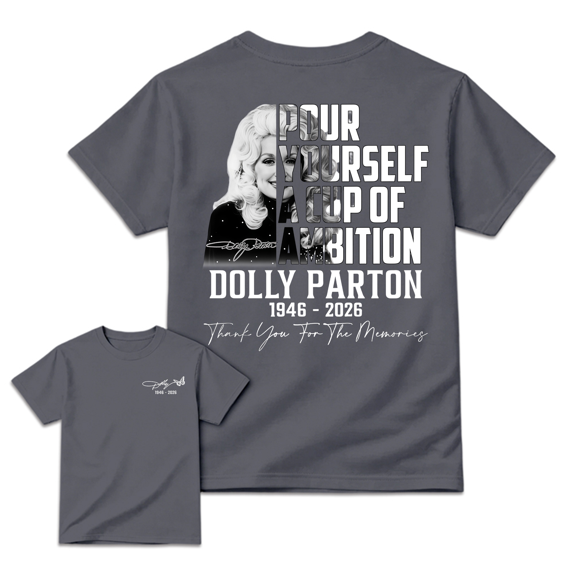 Pour Yourself A Cup Of Ambition Country Music Legend T-Shirt
