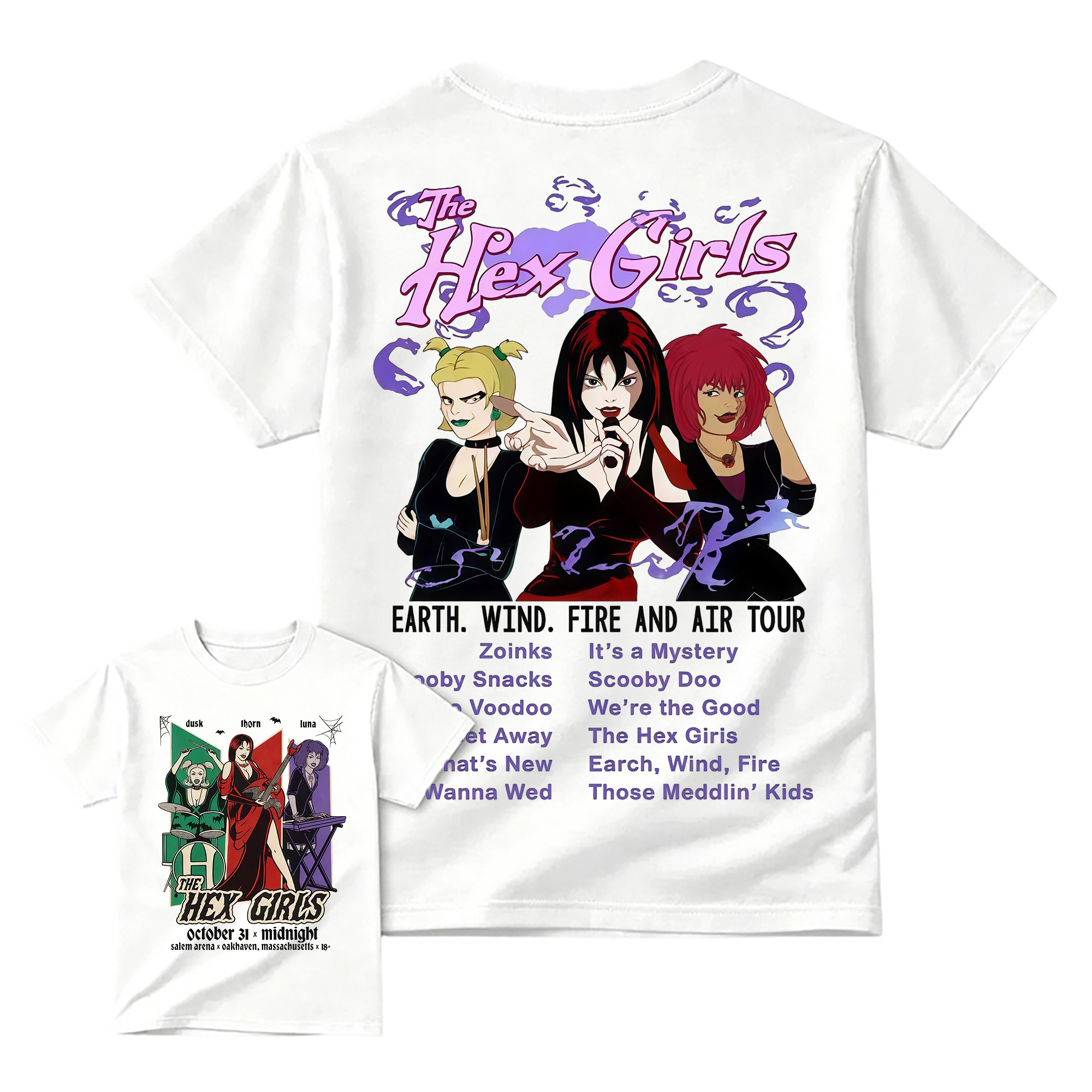 The He× Girls Rock Band Music Halloween Retro 90s Unisex Shirt
