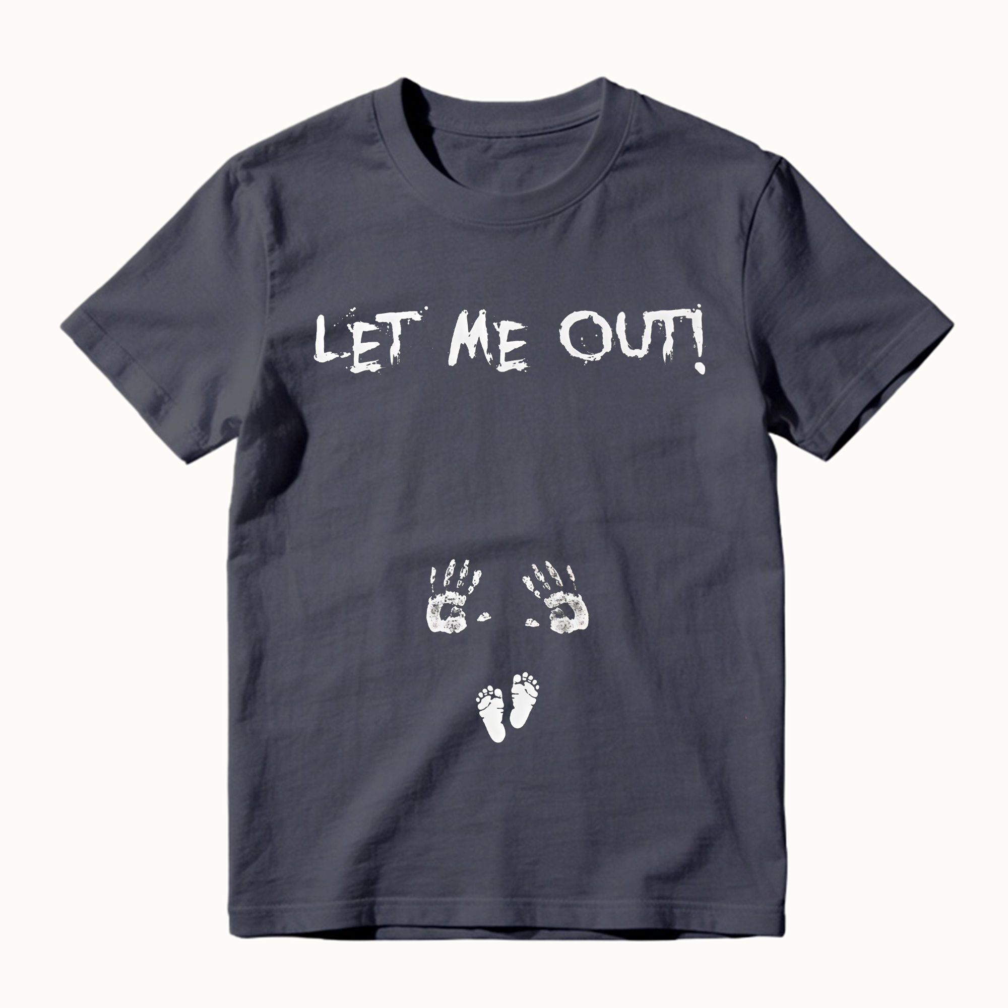 Let Me Out Funny Pregnancy Announcement Halloween T-Shirt