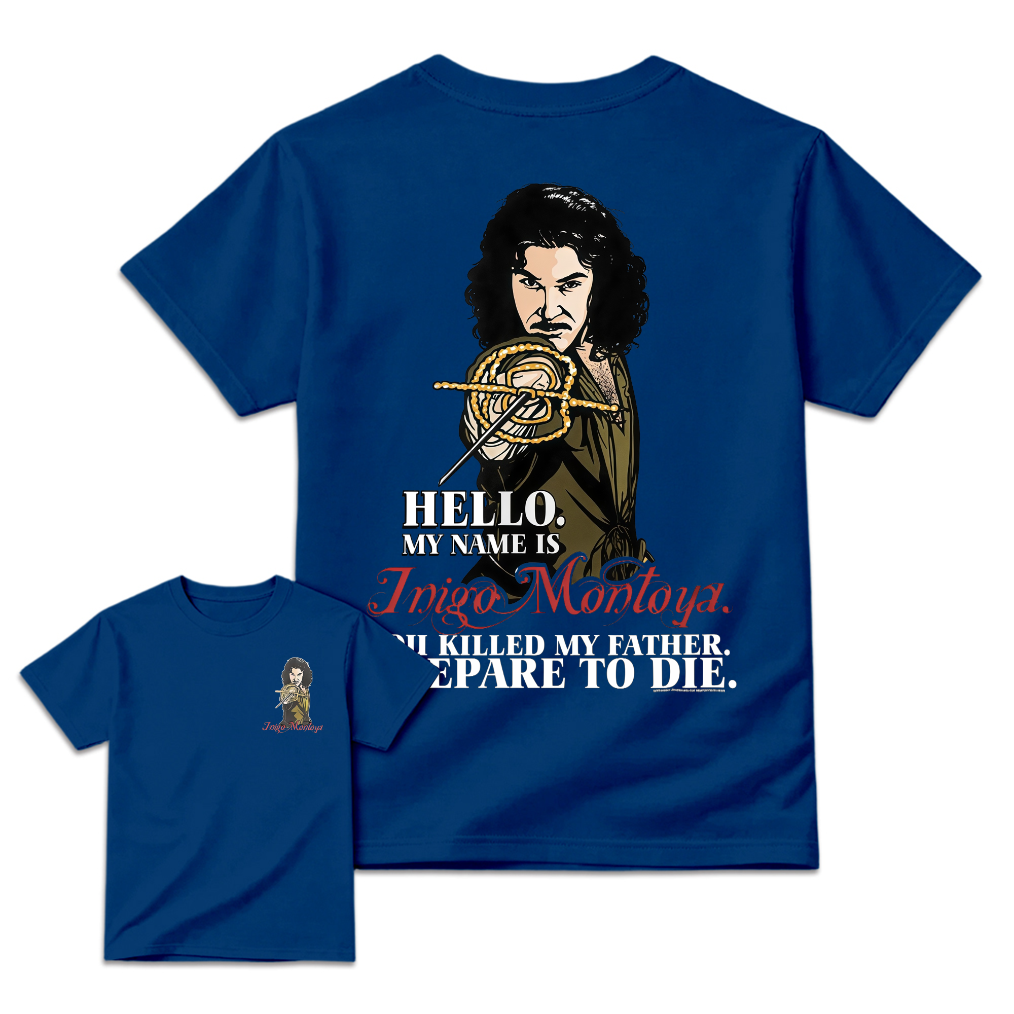 Prepare to Die Graphic Cotton Tee Vintage Fencer Movie Quote T-Shirt