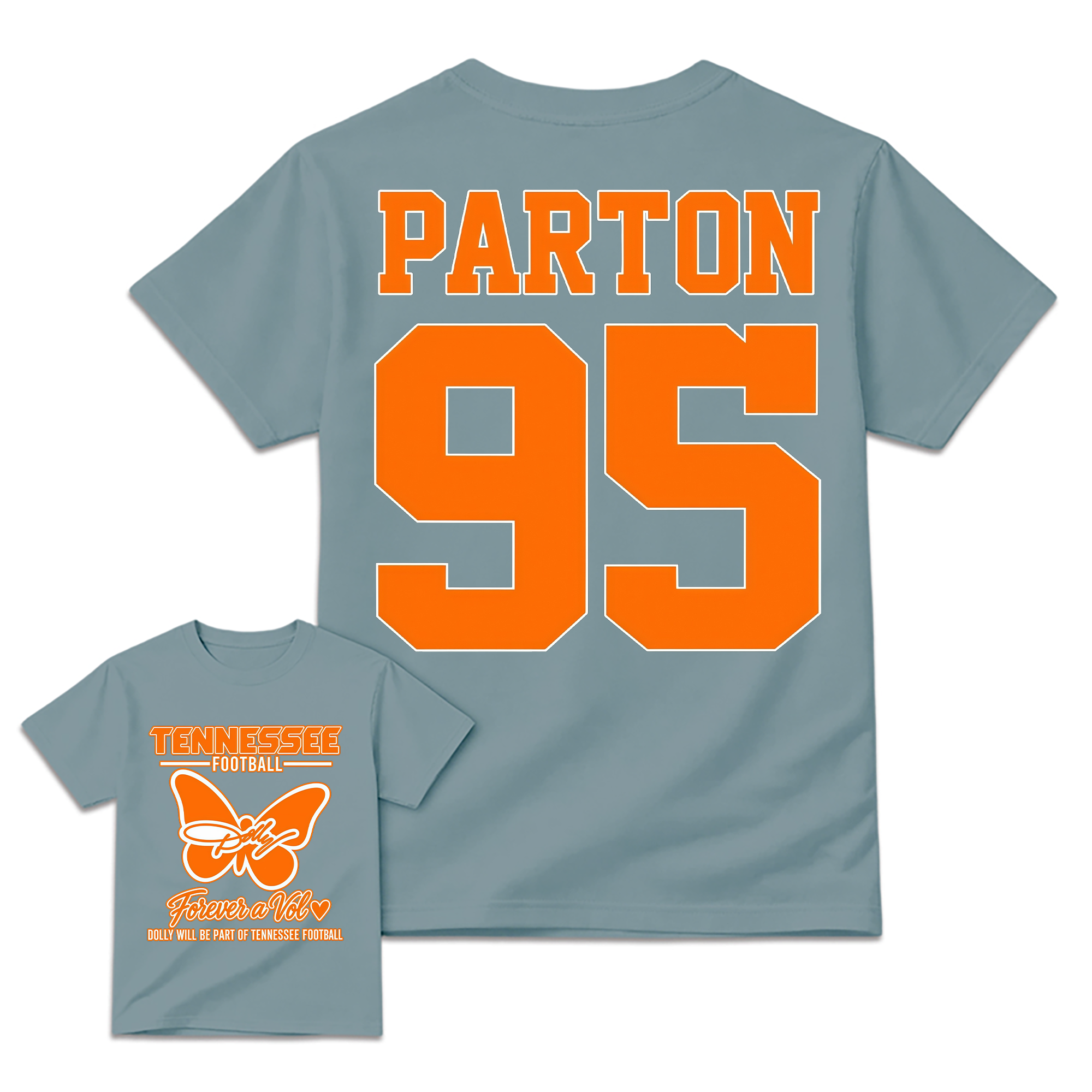 Parton 95 Tennessee Country Music Football Fan T-shirt