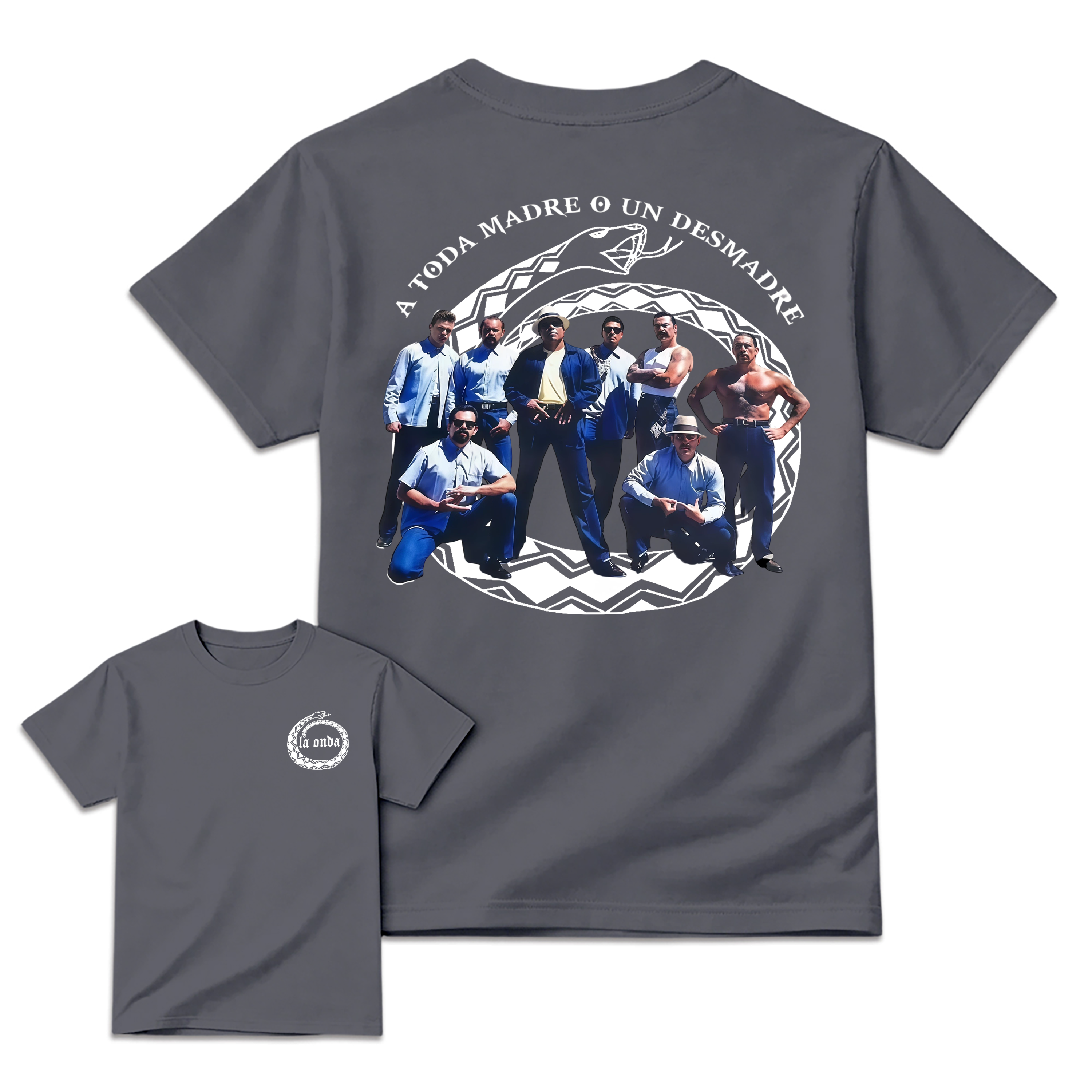 "A Toda Madre O Un Desmadre"- Vintage Chicano Homies T-shirt