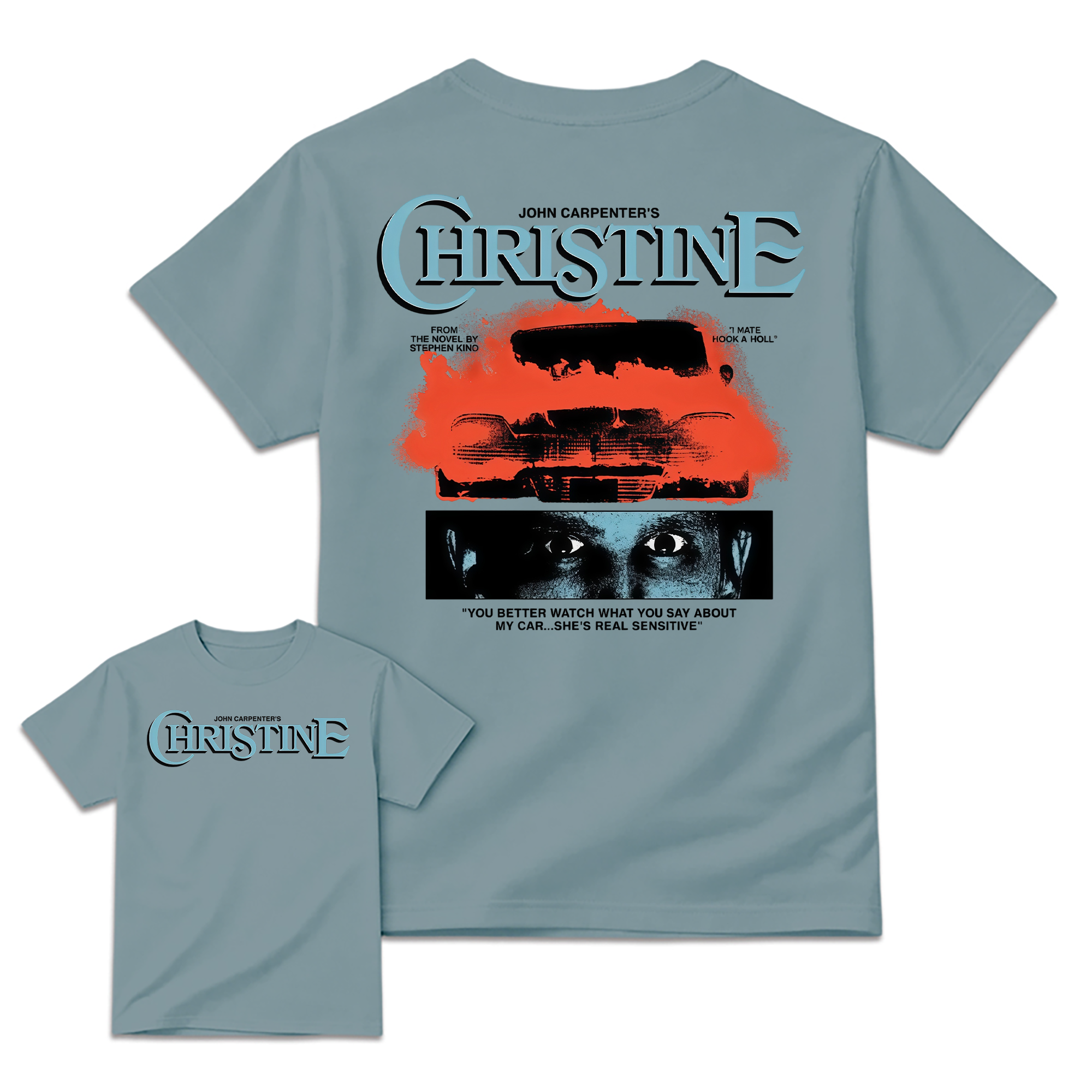 Christ1ne Inspired Retro Car Horror Movie Graphic T-Shirt