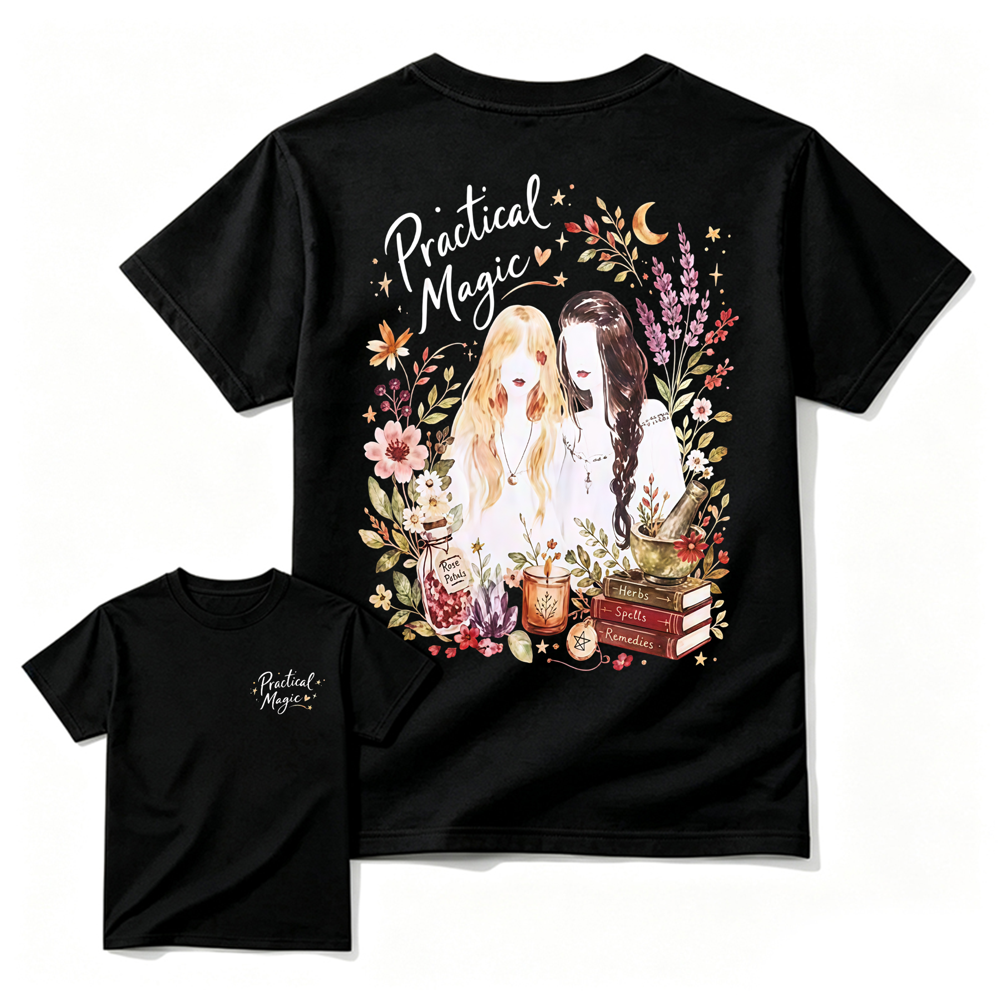 Practical Magic Midnight Margaritas Shirt, Witchy Halloween Tee