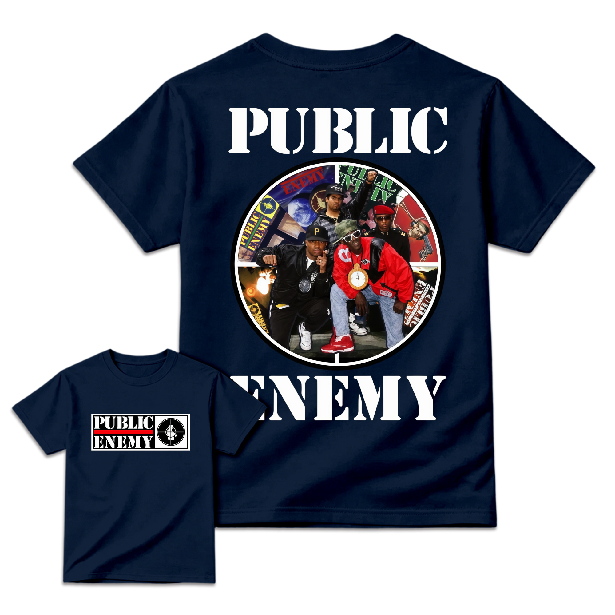 Publ1c Enemy Album Tee, Vintage Hip Hop Music Band Shirt