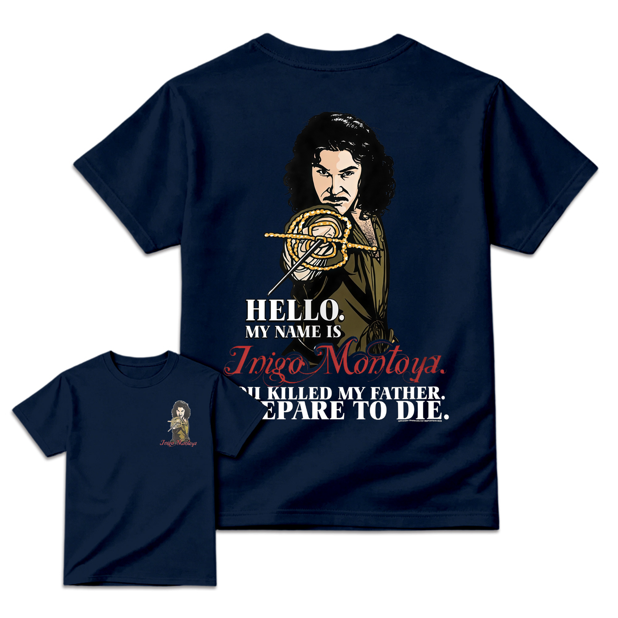 Prepare to Die Graphic Cotton Tee Vintage Fencer Movie Quote T-Shirt