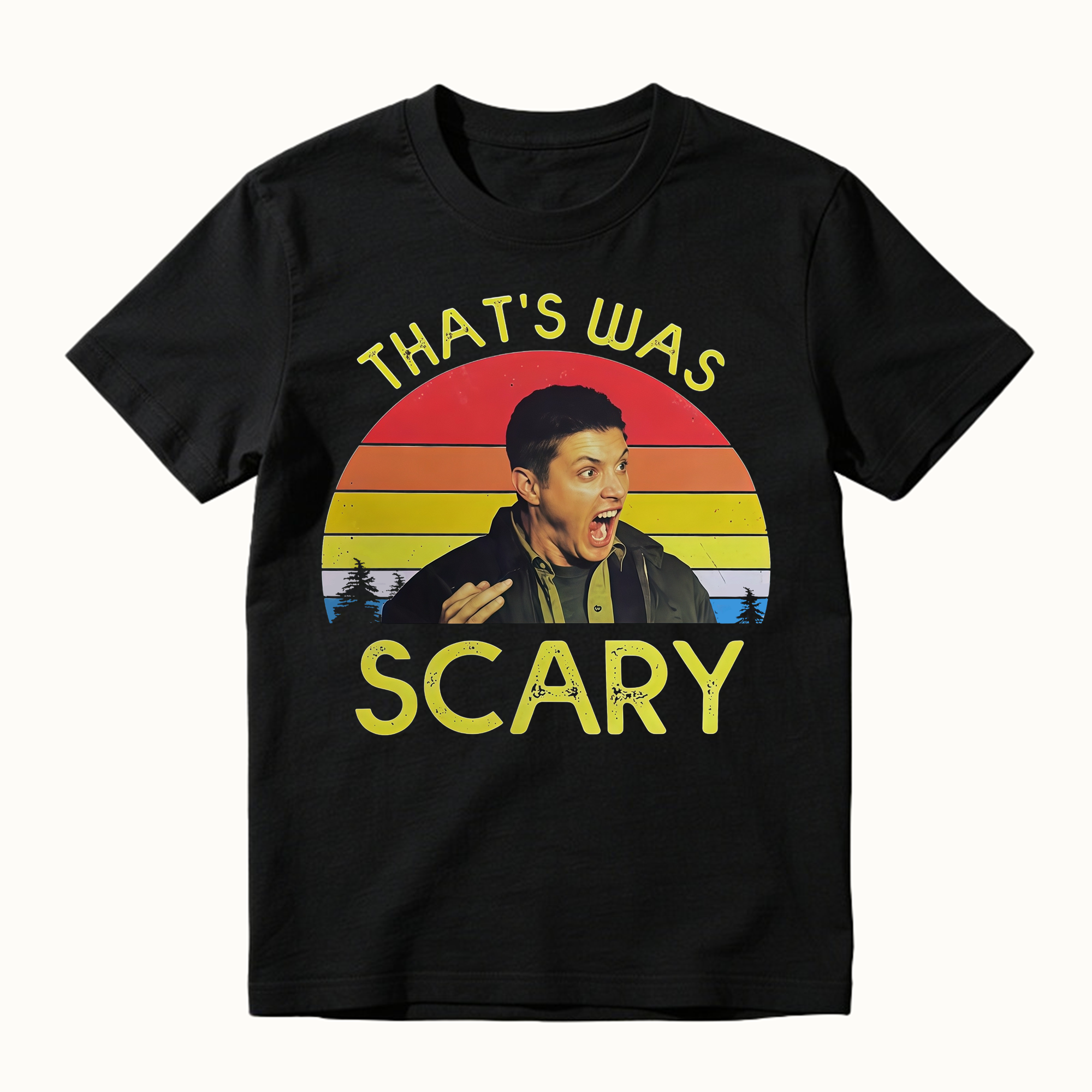 That Was Scary Funny Shocked Hunter Graphic Movie Shirt