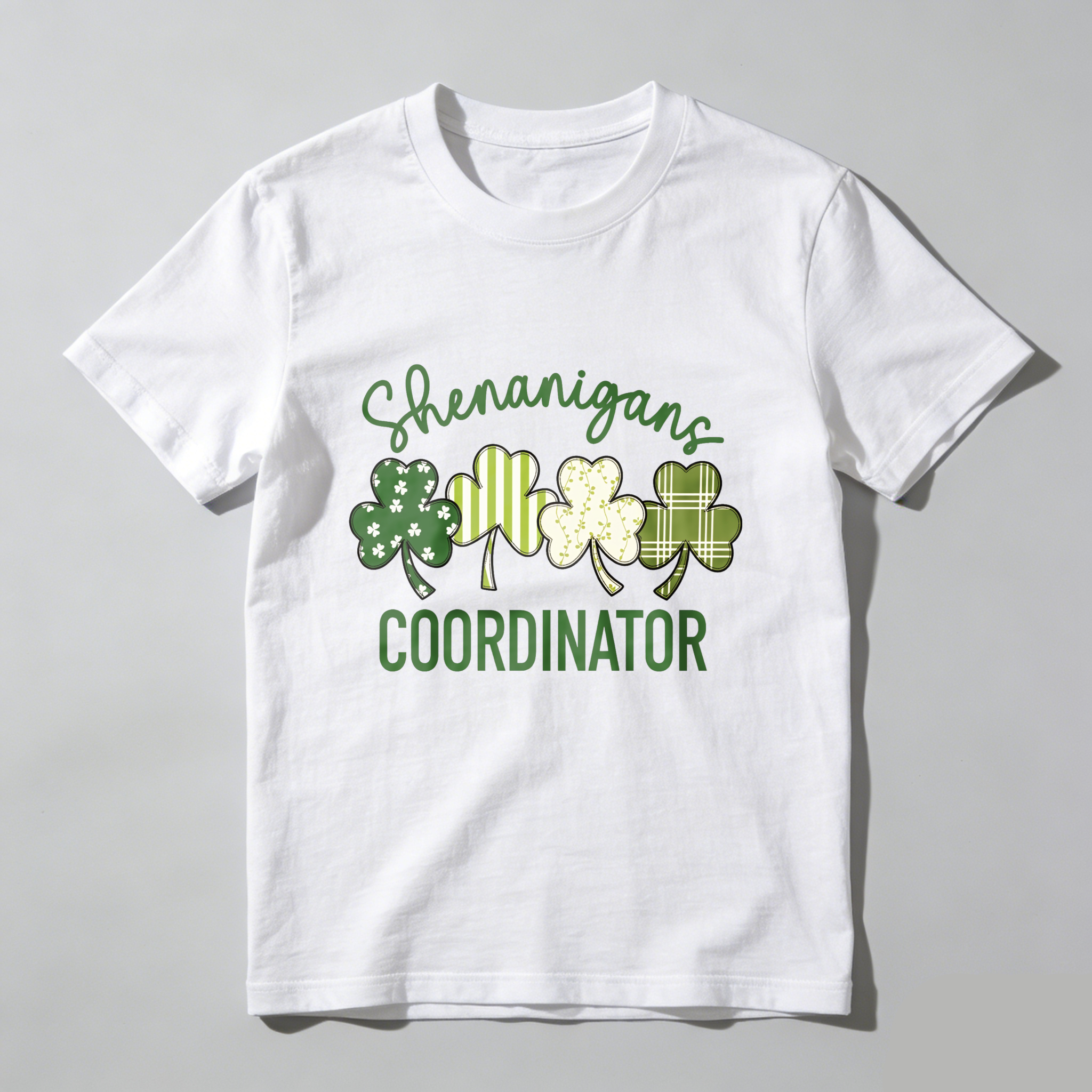 WardrobecartShenanigans Coordinator With Four Shamrocks tshirt