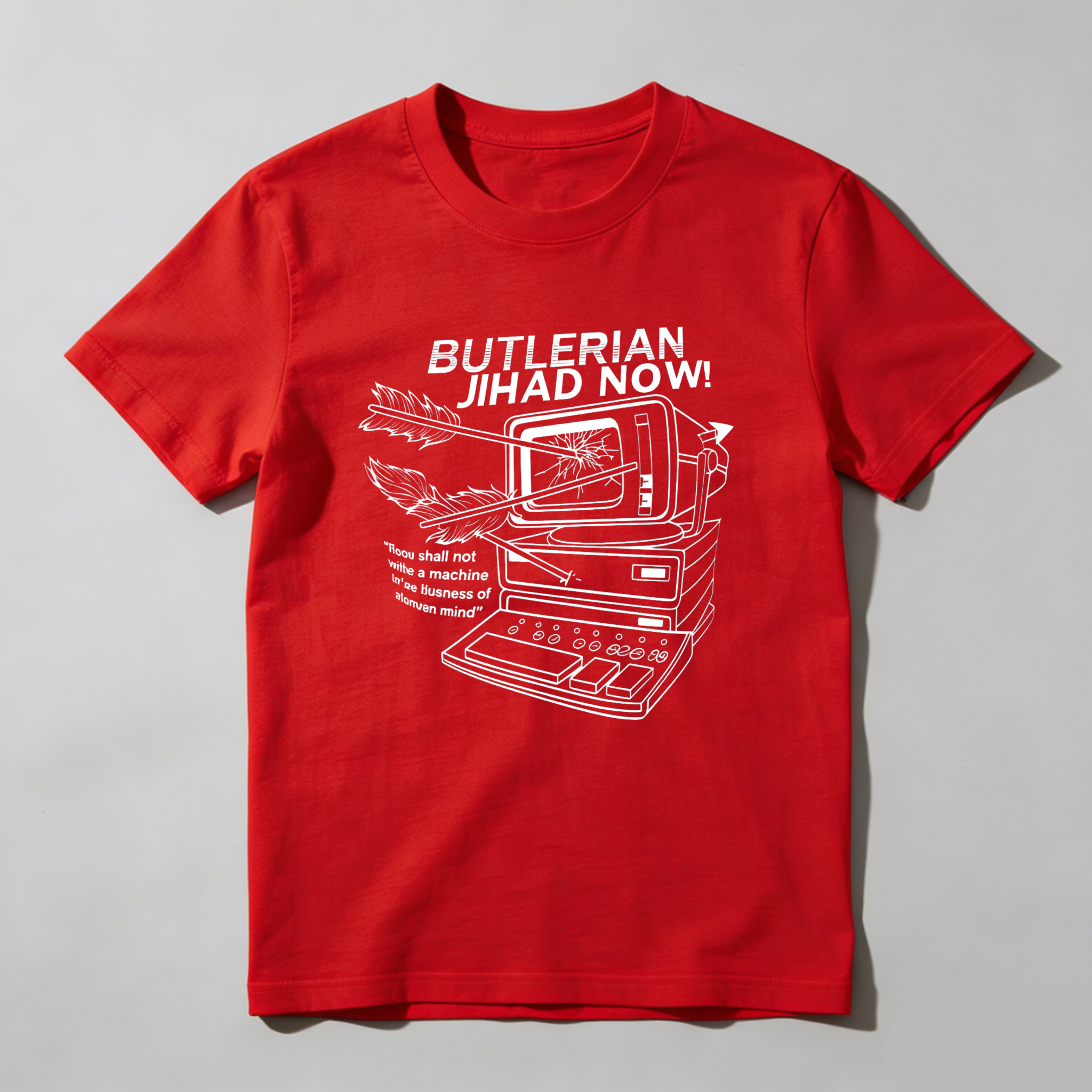 Wardrobecart Butlerian Jihad Now Machine Rebellion Tshirt