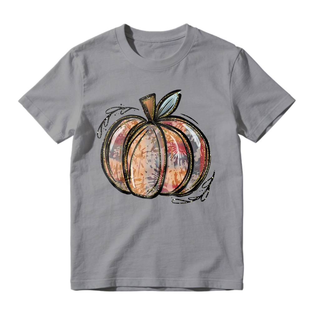 Abstract Artistic Pumpkin Design Unisex Classic T Shirt