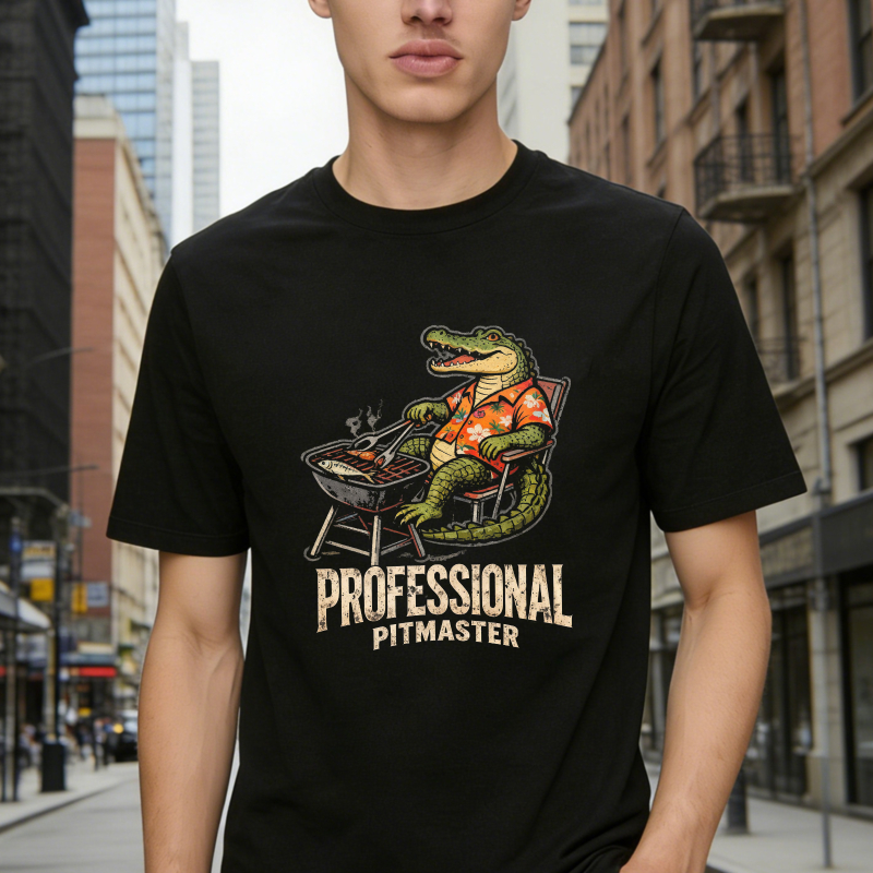 Alligator Grilling Barbecue Professional Pitmaster Unisex Classic T-shirt