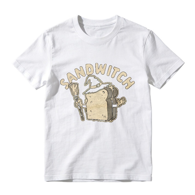 Sandwitch Witch Bread Broom Funny Food Pun Graphic T-shirt