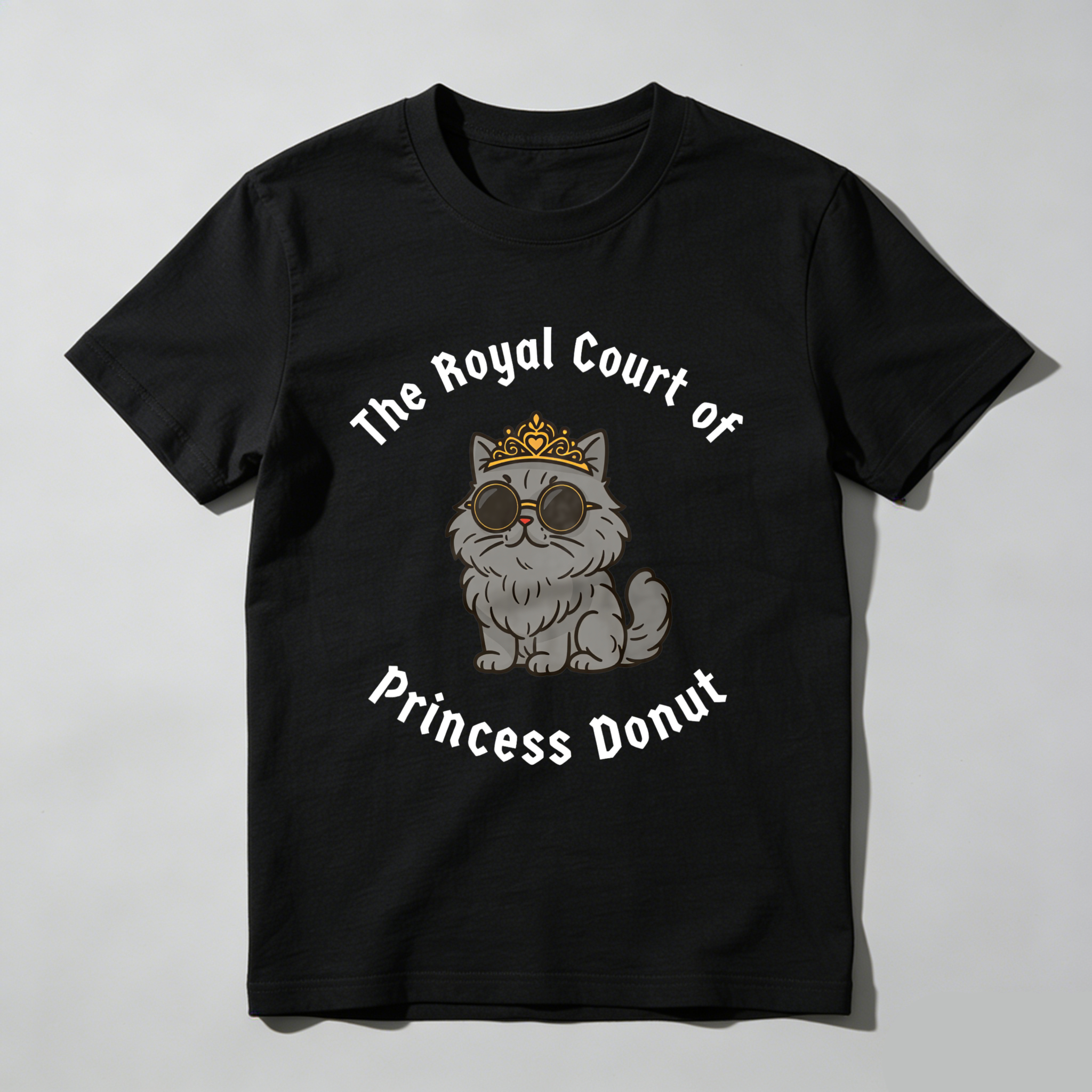 Wardrobecart The Royal Court Of Princess Donut Cat Tshirt