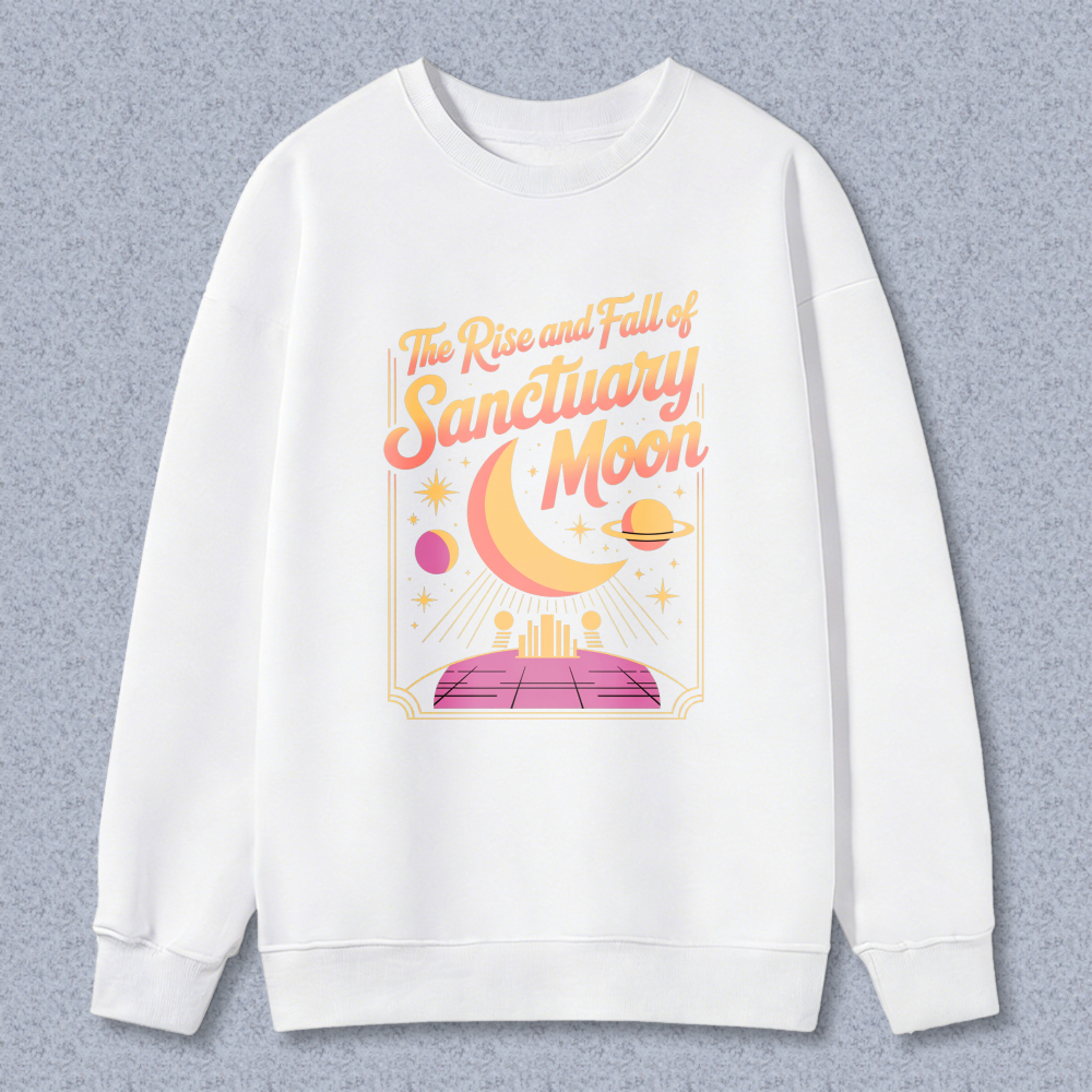 Wardrobecart The Rise And Fall Of Sanctuary Moon Cosmic Design Unisex Classic Sweatshirt