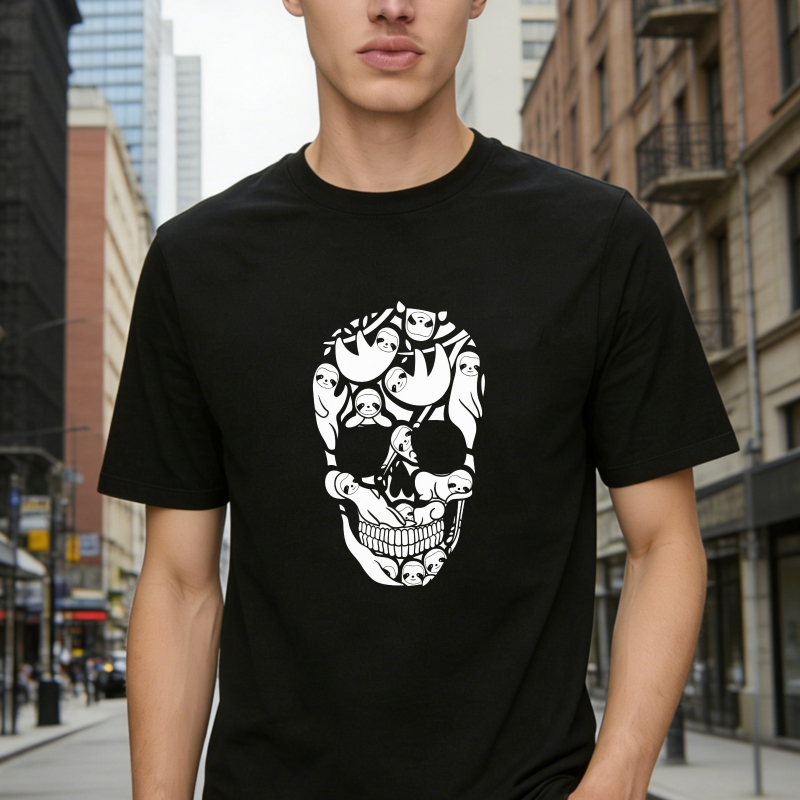 Skull Made Of Smaller Skulls Graphic Unisex Classic T-shirt
