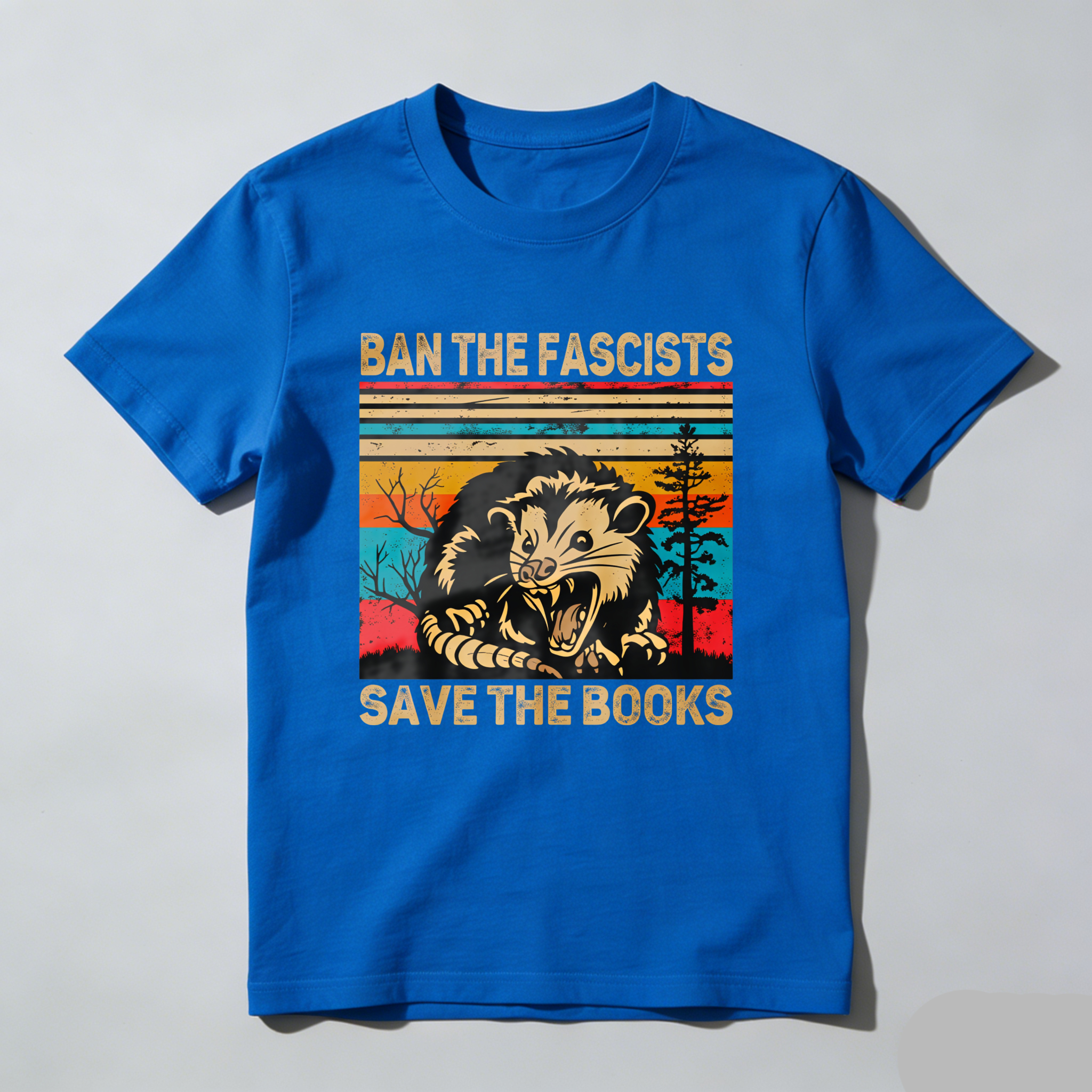 Wardrobecart Ban The Fascists Save The Books Tshirt