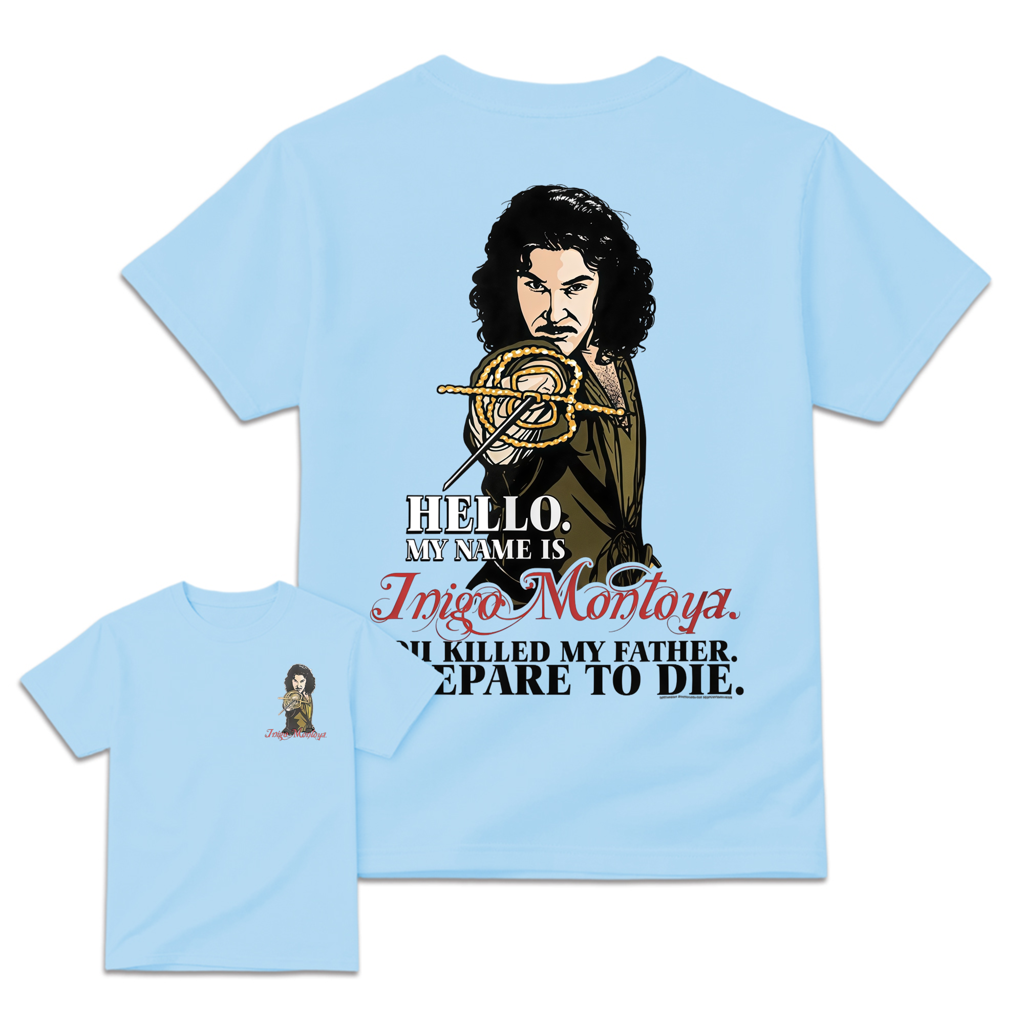 Prepare to Die Graphic Cotton Tee Vintage Fencer Movie Quote T-Shirt