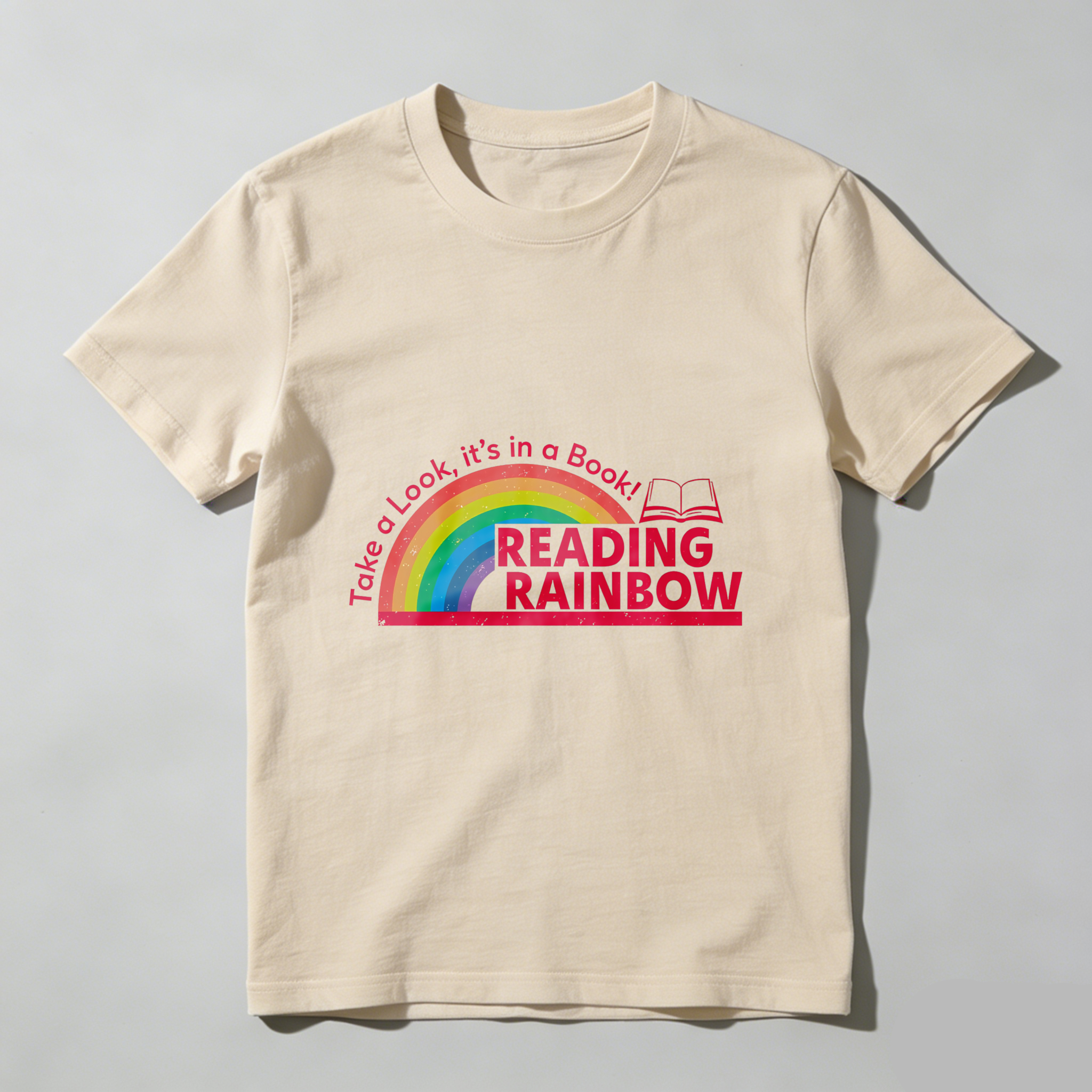 Wardrobecart Take A Look Its In A Book Reading Rainbow tshirt