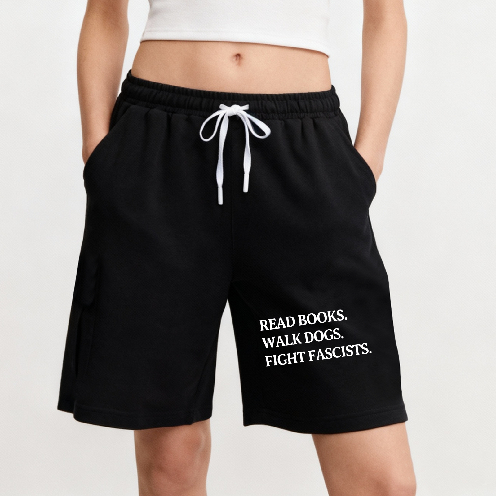 Wardrobecart Read Books Walk Dogs Fight Fascists Shorts
