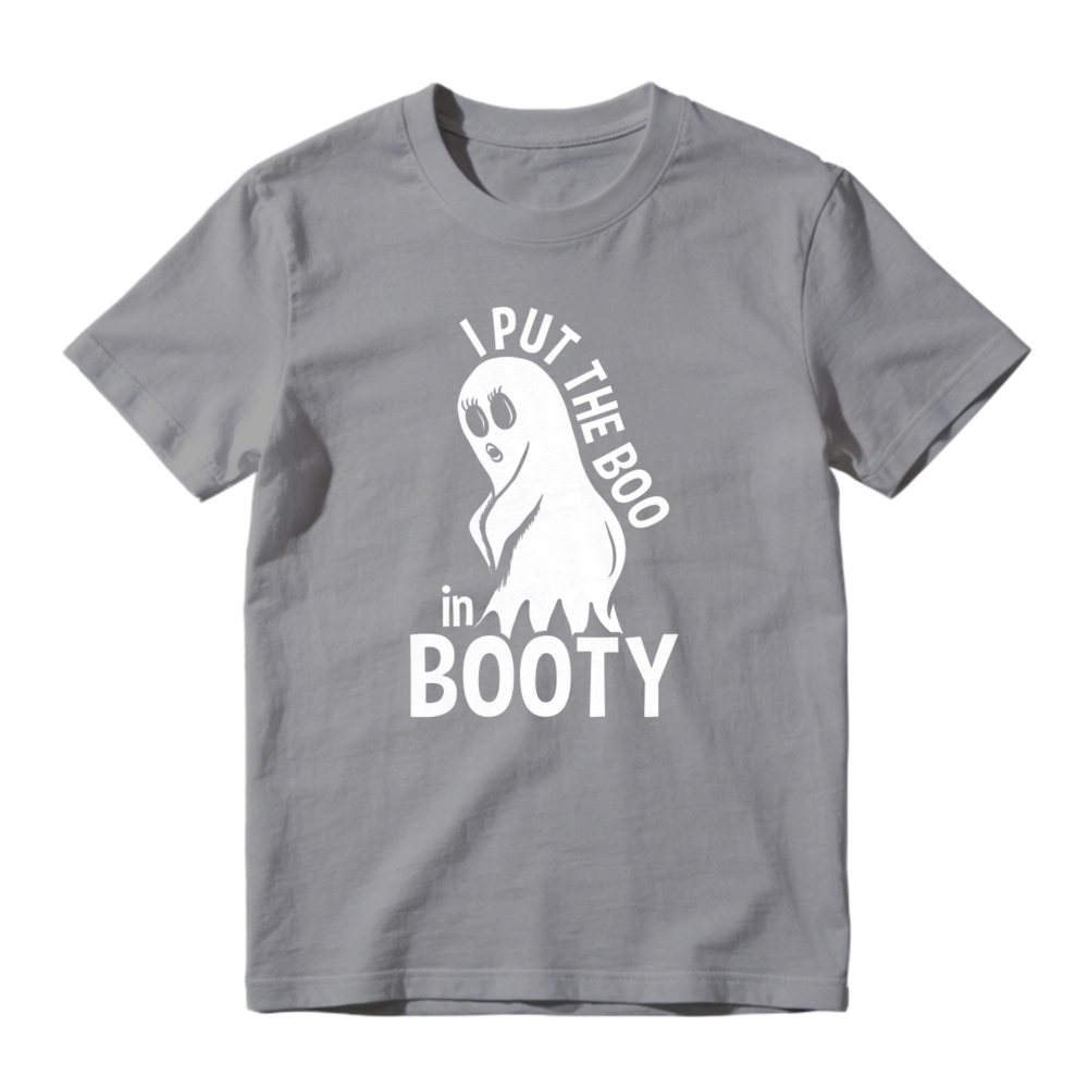 I Put The Boo In Booty Funny Ghost Halloween T-shirt