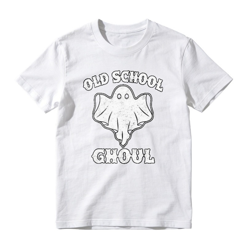 Old School Ghoul Ghost Halloween Graphic T-shirt