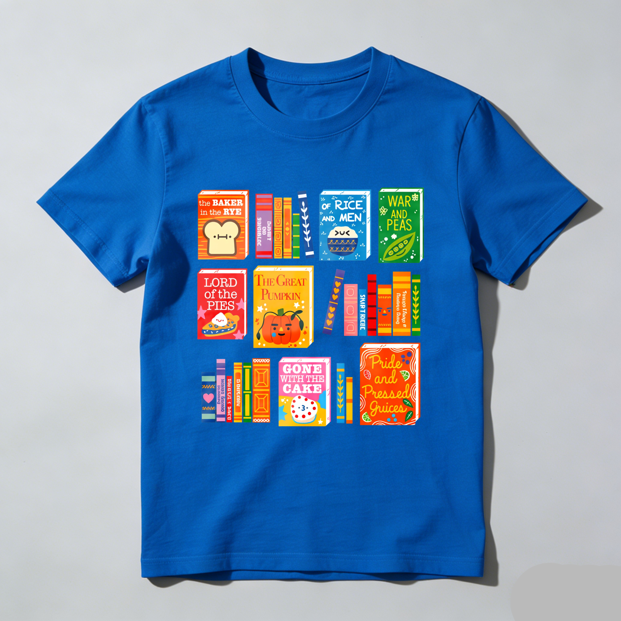 Wardrobecart Book Spine Designs With Playful Titles Tshirt
