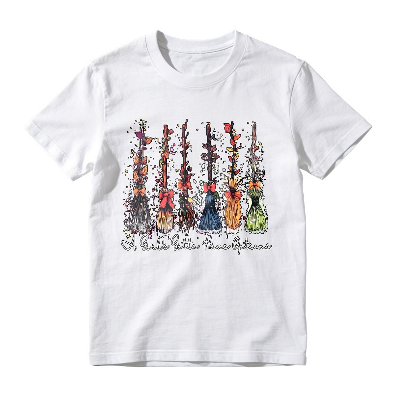 Floral Dresses Girl Gotta Have Options Quote Unisex Classic T Shirt