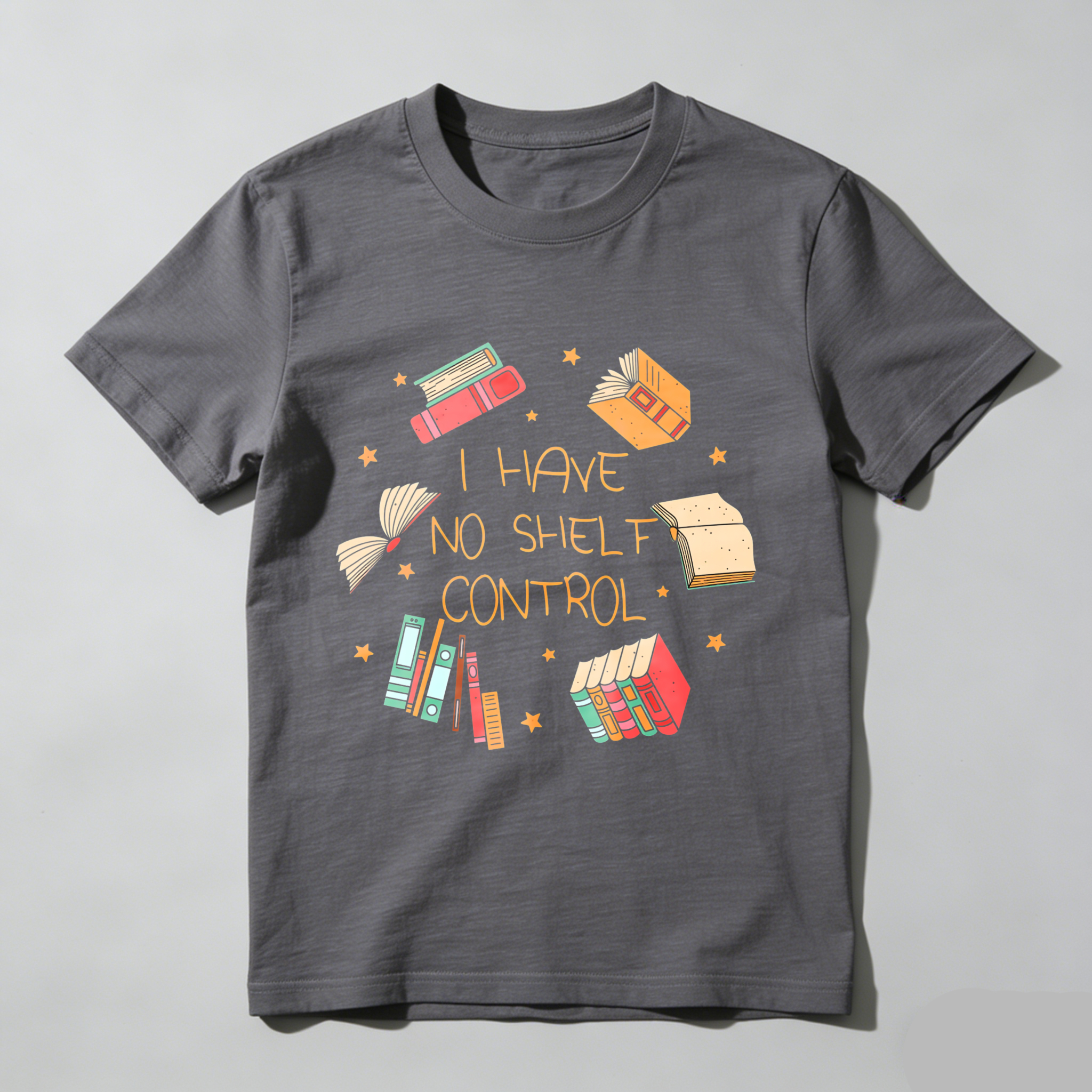 Wardrobecart Book Lover I Have No Shelf Control Design Unisex Classic T-shirt