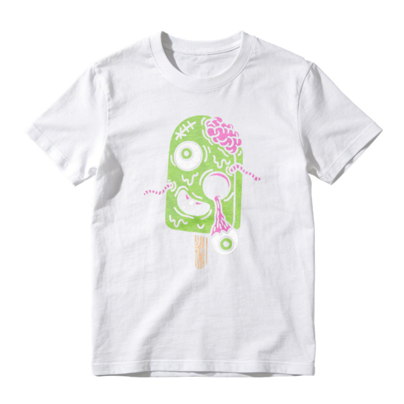 Zombie Ice Cream Pop Graphic T-shirt