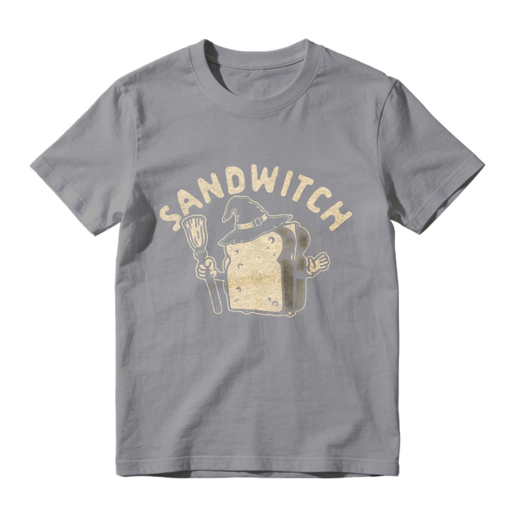 Sandwitch Witch Bread Broom Funny Food Pun Graphic T-shirt