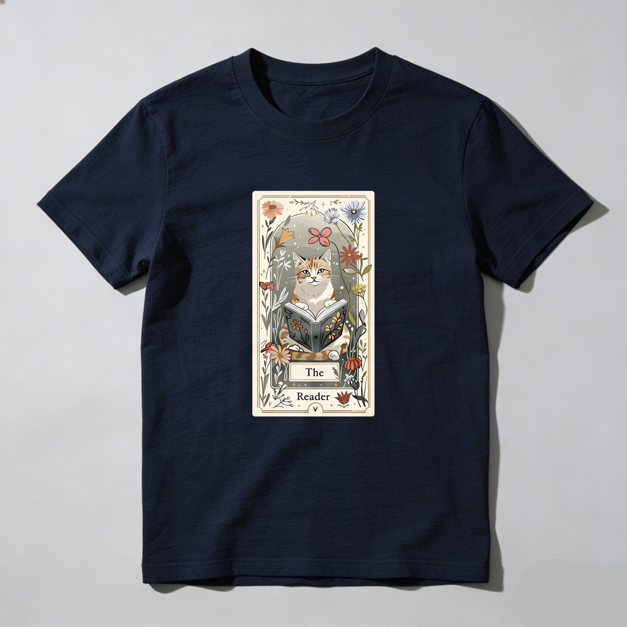 Wardrobecart The Reader Tarot Card Design Tshirt