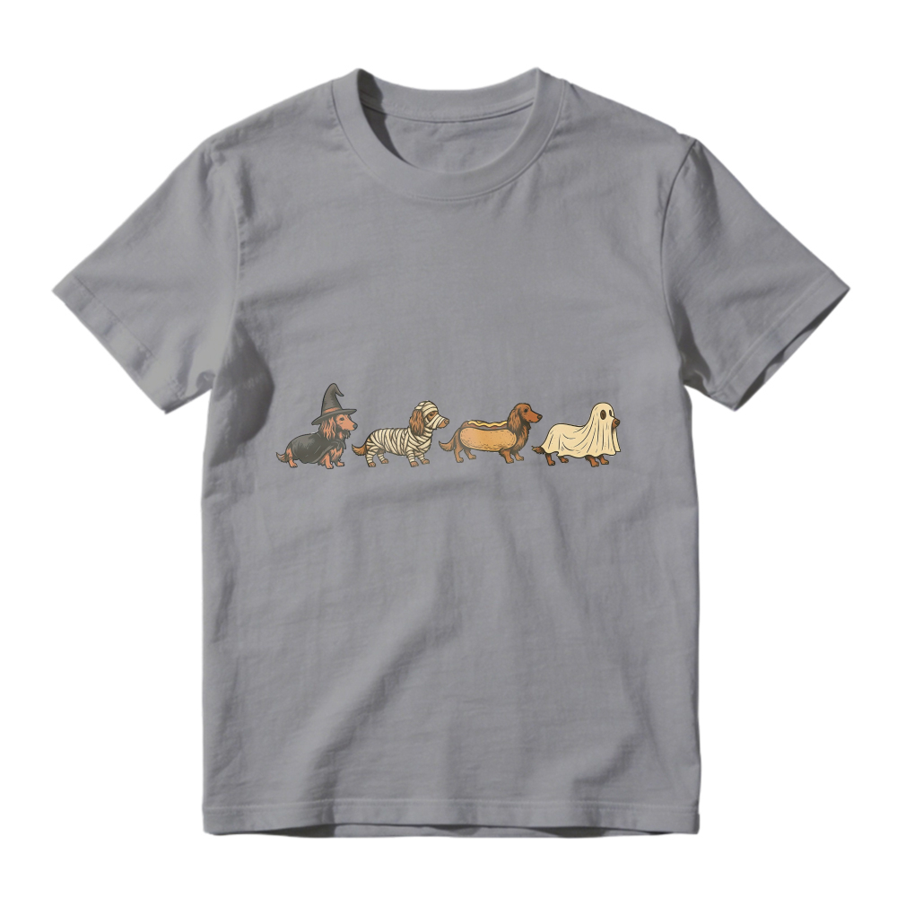 Halloween Dachshund Costume Parade, Unisex Classic T-shirt