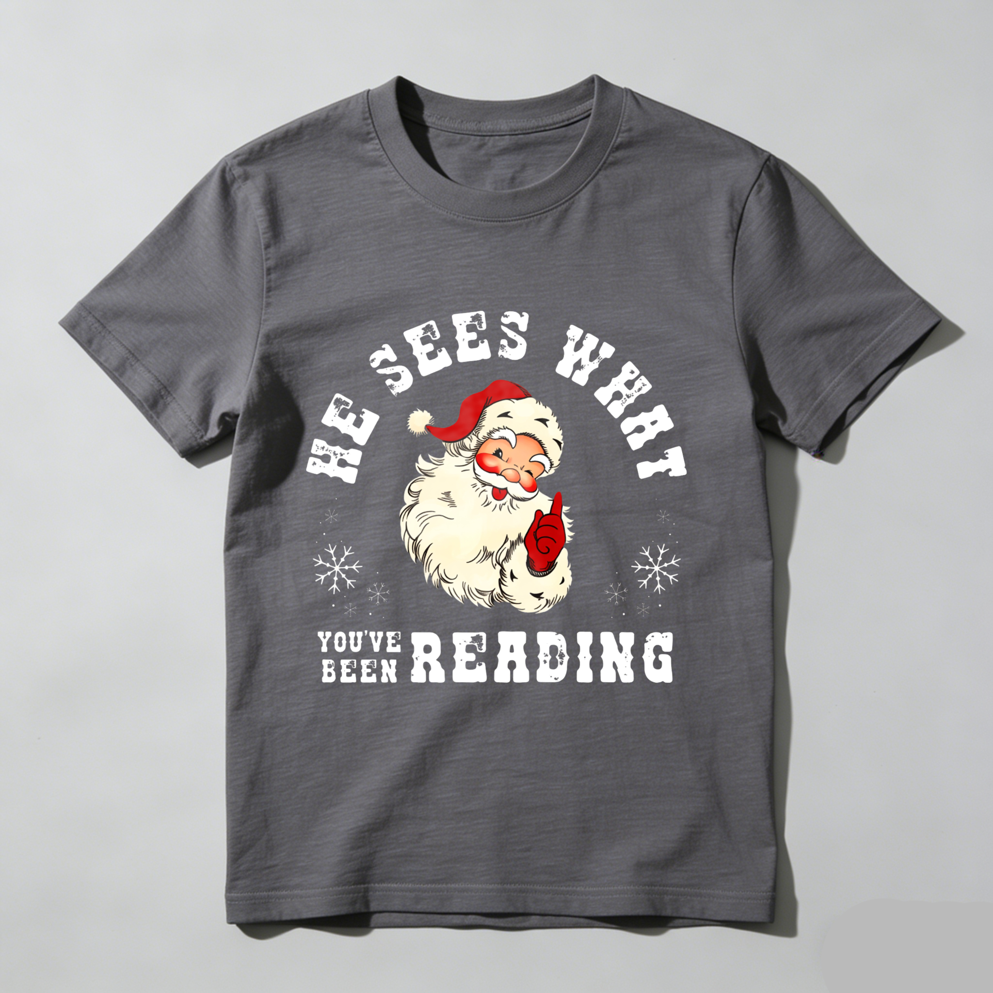 Wardrobecart He Sees What You've Been Reading Tshirt