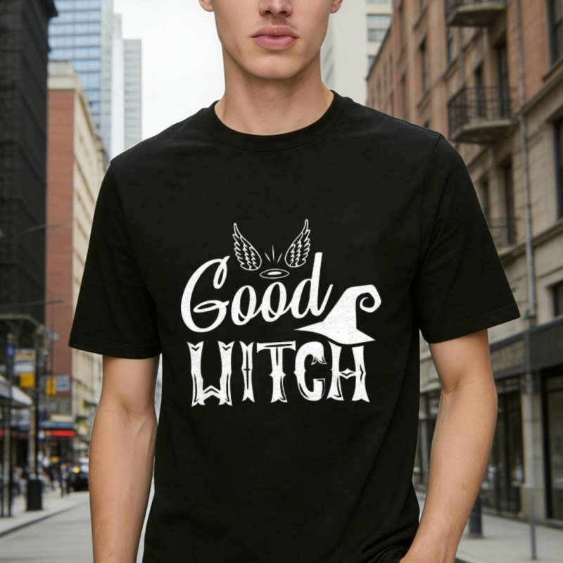 Good Witch With Wings And Halo Graphic T-shirt