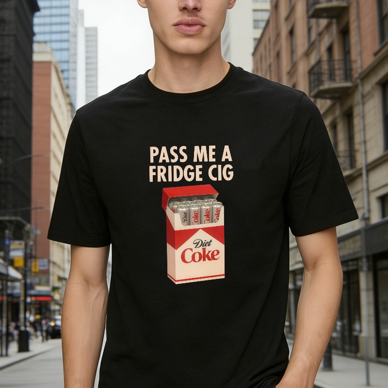 Pass Me A Fridge Cig Diet Coke Box Graphic Unisex Classic T-shirt