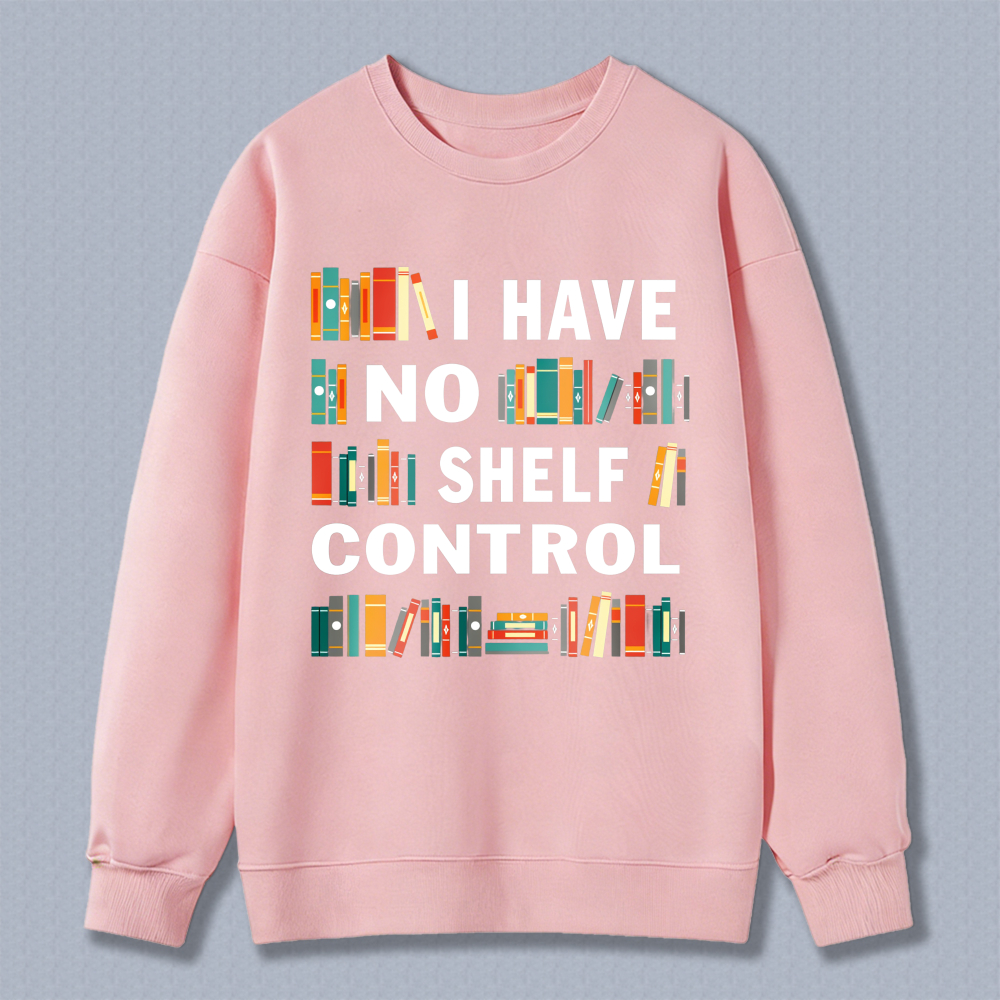 Wardrobecart Bookshelf I Have No Shelf Control Unisex Classic Sweatshirt
