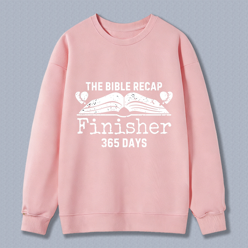 Wardrobecart The Bible Recap Finisher 365 Days Unisex Classic Sweatshirt