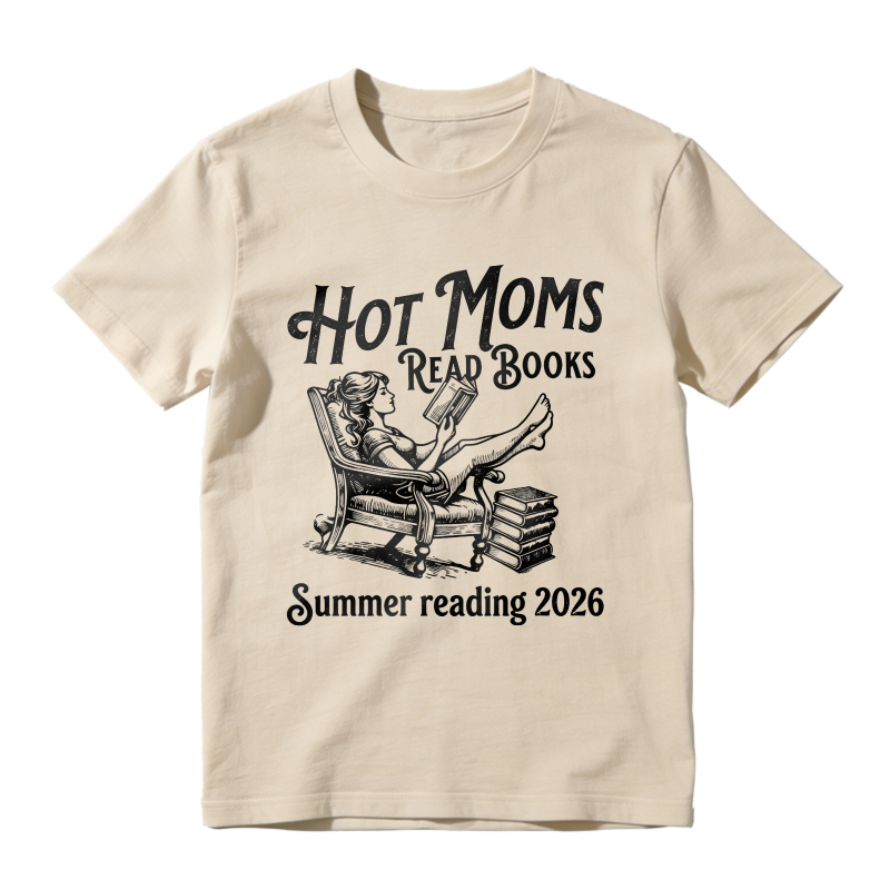 Wardrobecart Hot Moms Read Books Summer Reading 2026 Unisex Classic T-shirt