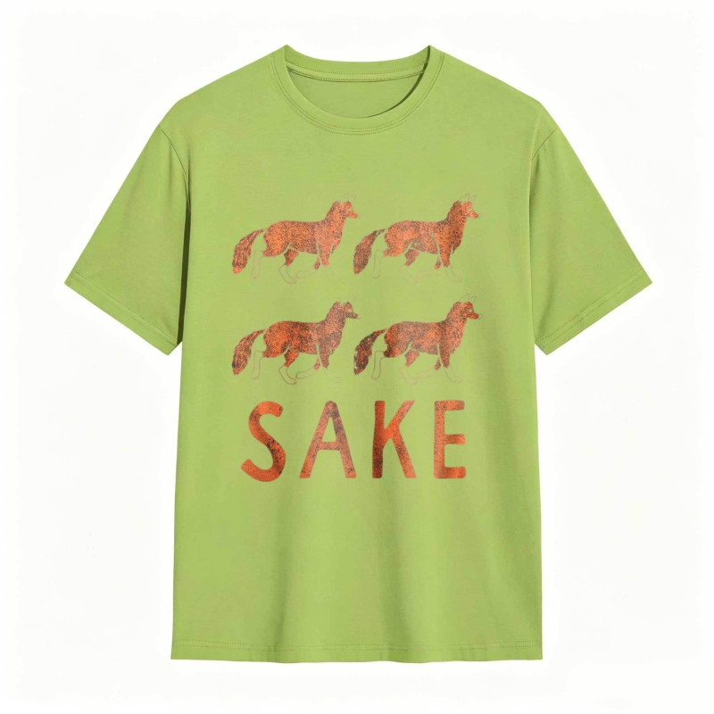 Four Fox Sake Funny Graphic Novelty Tee