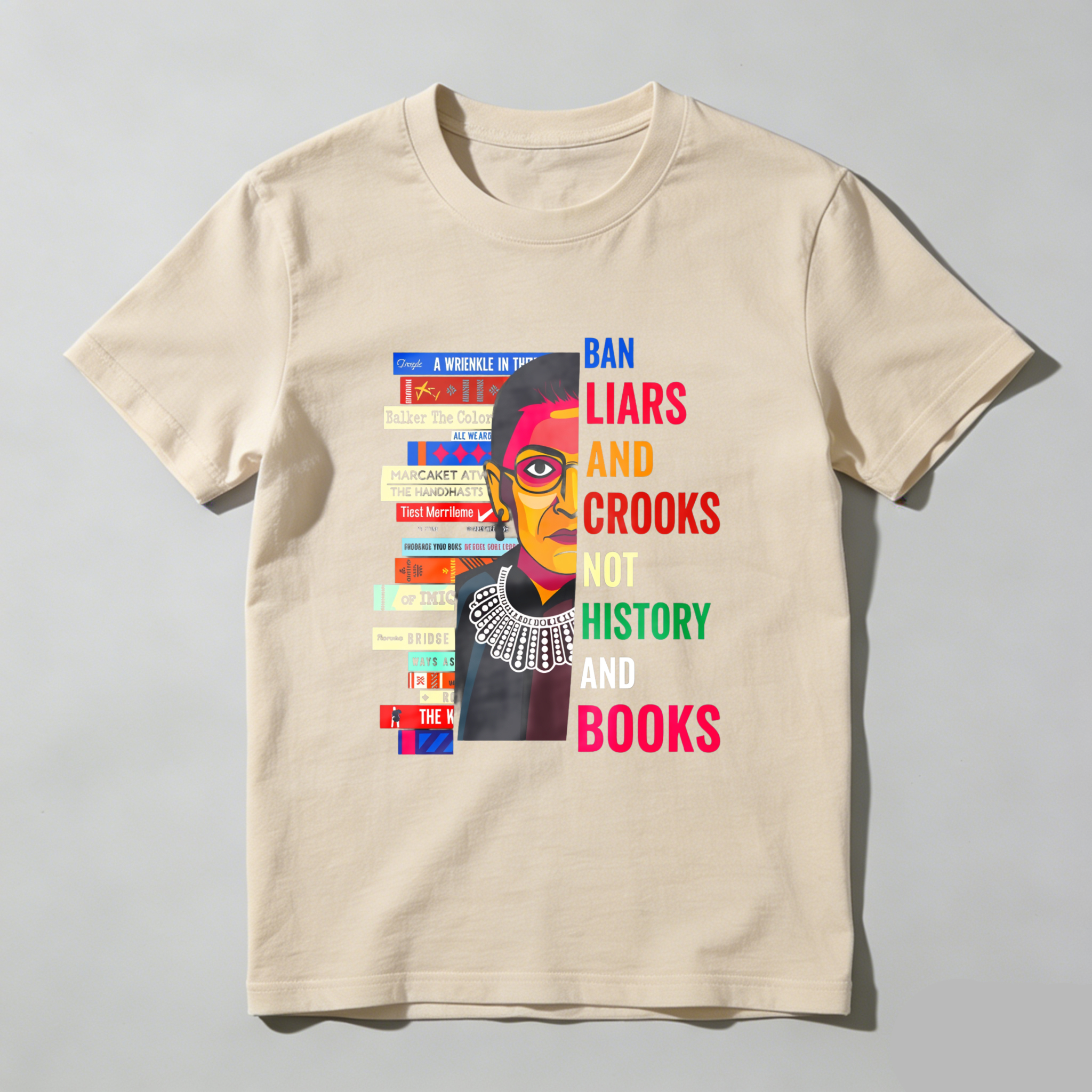 Wardrobecart Ban Liars And Crooks Not History And Books Tshirt