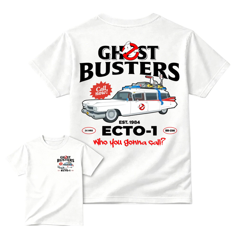 Ghost Busters ECTO-1 Vintage Halloween T-Shirt