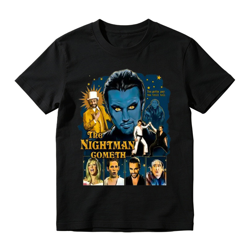The Nightman Cometh Retro Vintage T-Shirt