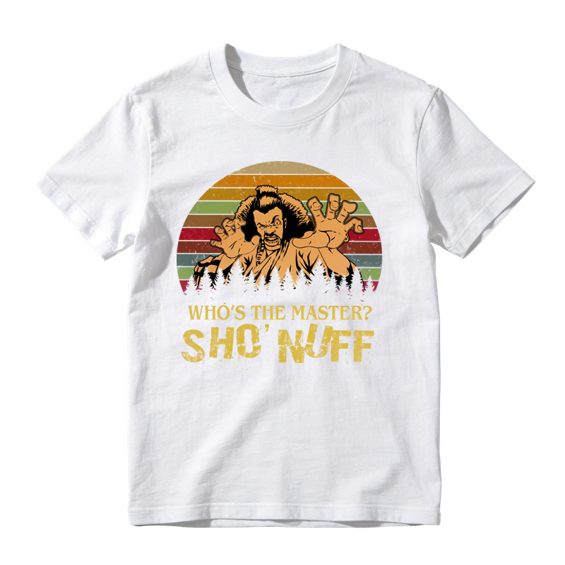 Who's The Master Sho'Nuff 80s Movie Retro Graphic T-Shirt