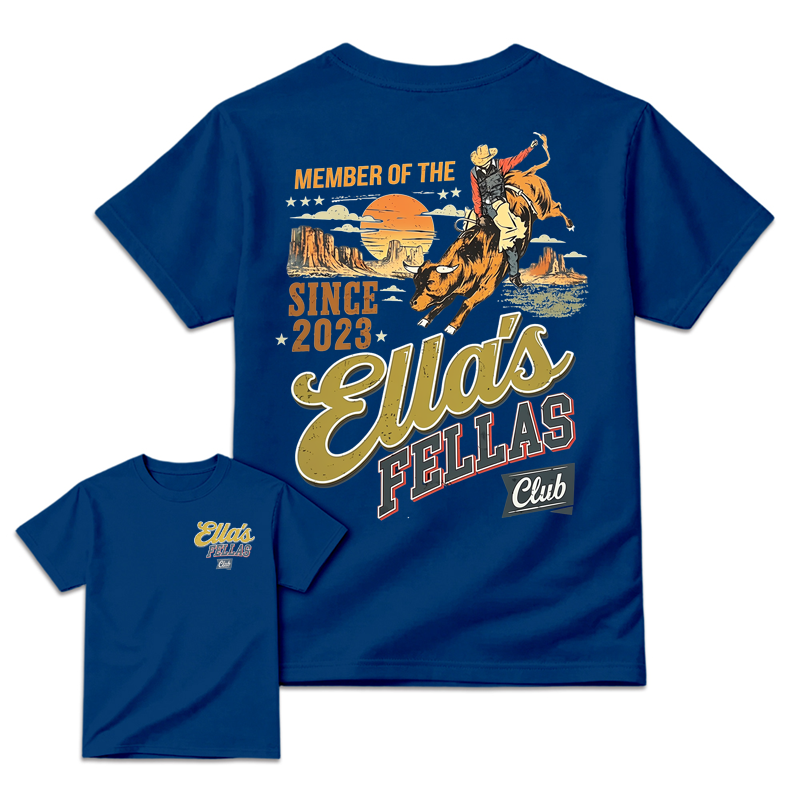 Retro Sunset Western Cowboy Rider Men's T-Shirt