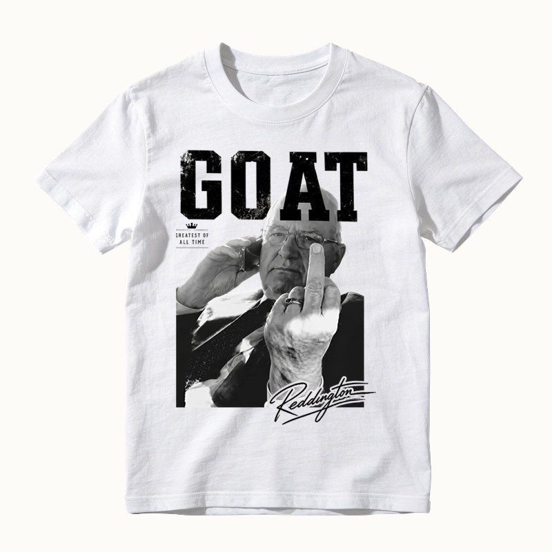 Goat Middle Finger Funny Courtroom Lawyer Photo Graphic Tee