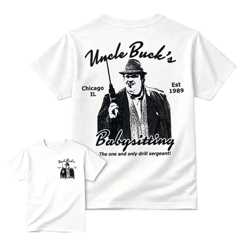 Uncle Buck's Babysitting 80s Movie Graphic Tee